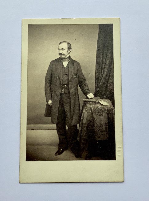 military General in India Sir James Outram Carte de Visite photgraph 1860's